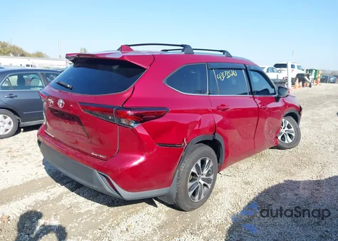 2021 Toyota Highlander Xle из США, поврежденный, VIN 5TDHZRBH7MS156023